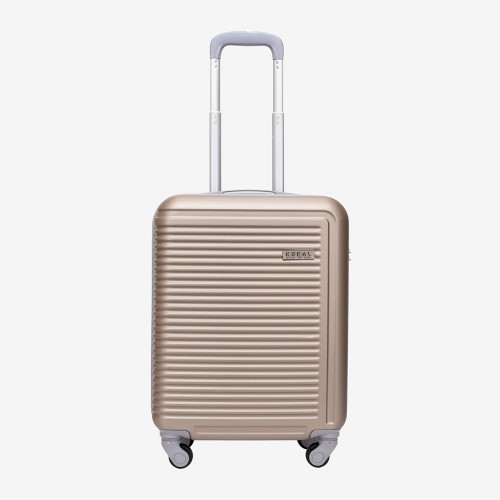 Куфар за ръчен багаж KREAL модел PERU 54 см от ABS златен